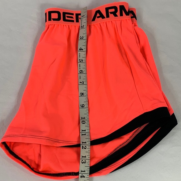 Under Armour Women's UA Play Up 2.0 Shorts Size Large 1362517 Brilliance Pink - Picture 6 of 10